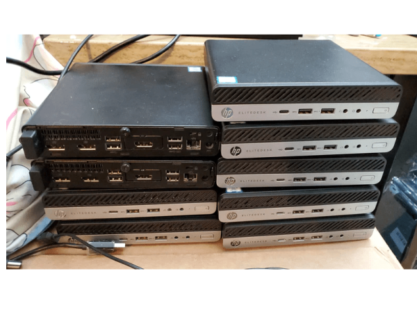 مینی کامپیوتر استوک تاینی اچ پی مدل Tiny Hp EliteDesk Mini G3  CPU i7 Ram 8gb DDR4 SSD 400gb G3 - Image 3
